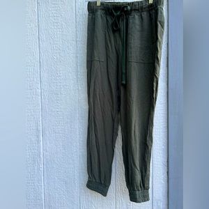 NWT linen blend joggers